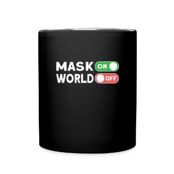 Swordman Geschenk, Fechten Geschenk, Fechter - Tasse einfarbig - Schwarz - Vorne