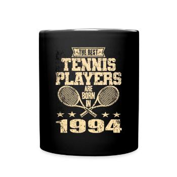 The Best Tennis Players Are Born In 1994 - Tasse einfarbig - Schwarz - Vorne