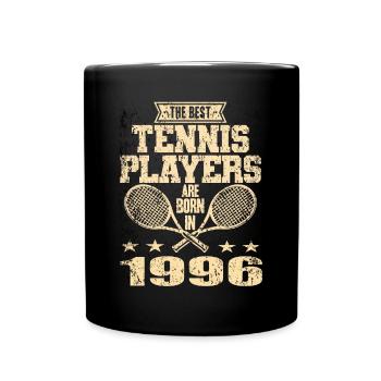 The Best Tennis Players Are Born In 1996 - Full Colour Mug - black - Front