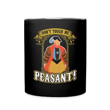 Ne me touche pas Paysan - Ren Faire - Mug uni - noir - Devant