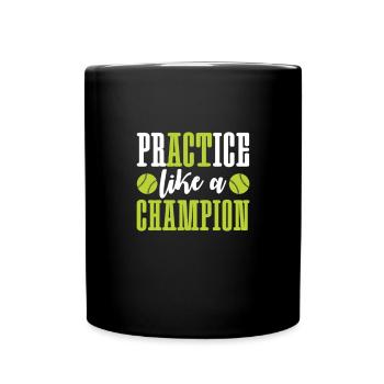 Softball Spieler Baseball Sport Pitcher Geschenk - Tasse einfarbig - Schwarz - Vorne