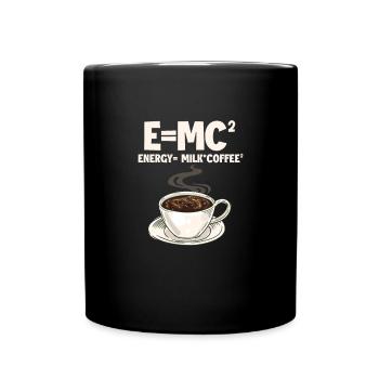 Kaffee Koffein Espresso Barista Geschenk - Tasse einfarbig - Schwarz - Vorne