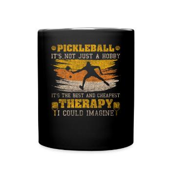 It's The Best and Cheapest Therapy Squash - Full Colour Mug - black - Front