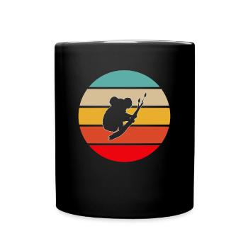 Koala Retro - Full Colour Mug - black - Front