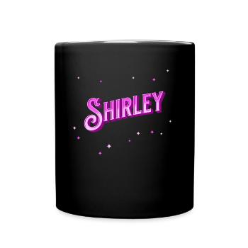 Shirley name personalized - Full Colour Mug - black - Front