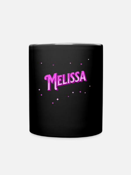 Nom Melissa personnalisé - Mug uni - noir