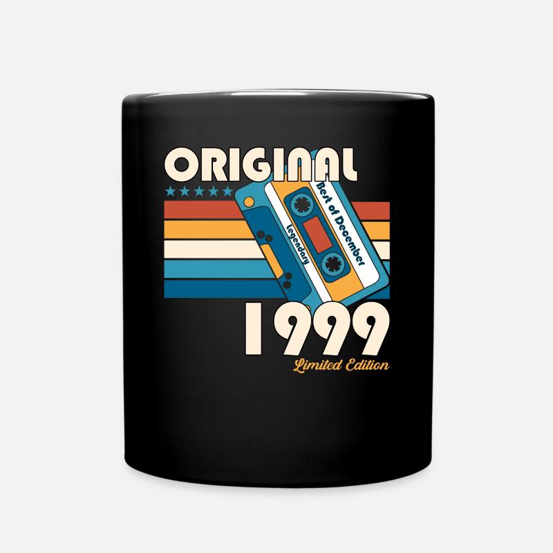 Décembre Né 1999 Cadeau de 23e anniversaire - Mug uni - noir