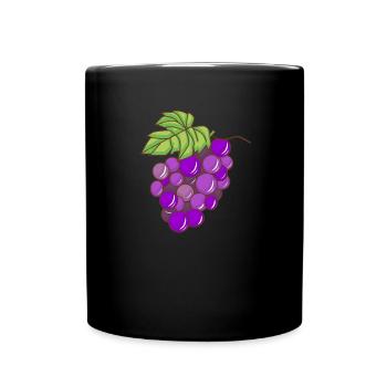 Grapes Grapes - Full Colour Mug - black - Front