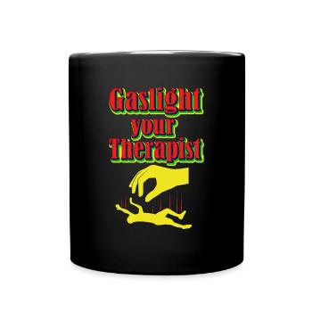 Feminismus Gaslightning Design Für Einen - Tasse einfarbig - Schwarz - Vorne