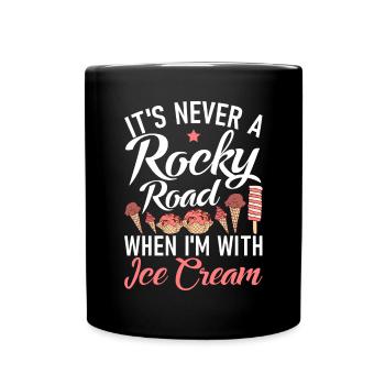 Cadeaux pour amateurs de crème glacée - Mug uni - noir - Devant