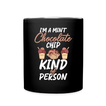 Cadeaux pour amateurs de crème glacée - Mug uni - noir - Devant