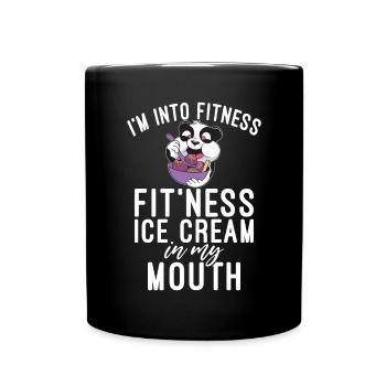 Cadeaux pour amateurs de crème glacée - Mug uni - noir - Devant