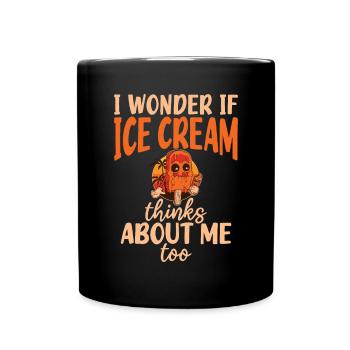 Cadeaux pour amateurs de crème glacée - Mug uni - noir - Devant