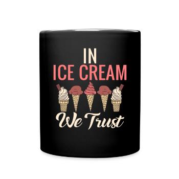 Cadeaux pour amateurs de crème glacée - Mug uni - noir - Devant