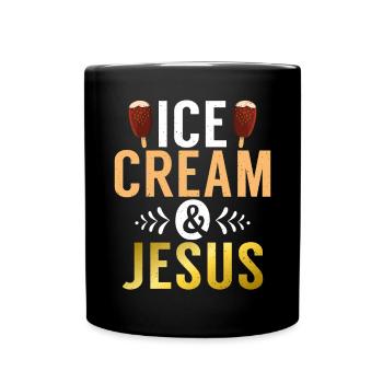 Cadeaux pour amateurs de crème glacée - Mug uni - noir - Devant