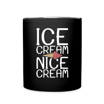 Cadeaux pour amateurs de crème glacée - Mug uni - noir - Devant