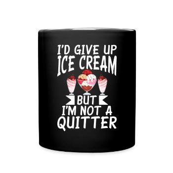 Cadeaux pour amateurs de crème glacée - Mug uni - noir - Devant