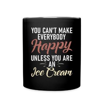 Cadeaux pour amateurs de crème glacée - Mug uni - noir - Devant