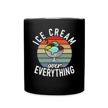 Cadeaux pour amateurs de crème glacée - Mug uni - noir - Devant