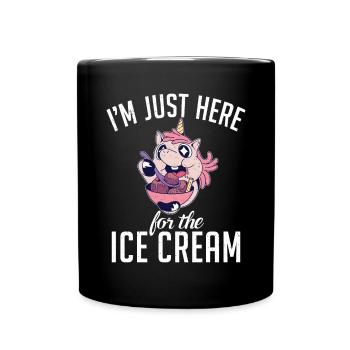 Cadeaux pour amateurs de crème glacée - Mug uni - noir - Devant