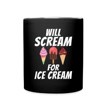 Cadeaux pour amateurs de crème glacée - Mug uni - noir - Devant
