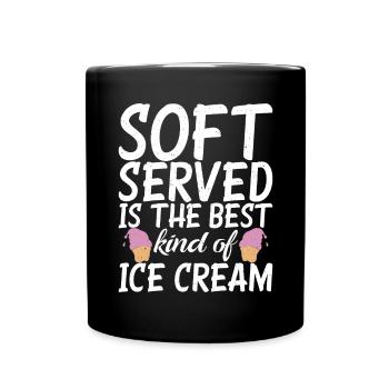 Cadeaux pour amateurs de crème glacée - Mug uni - noir - Devant