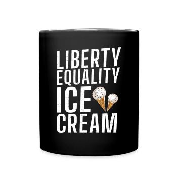 Cadeaux pour amateurs de crème glacée - Mug uni - noir - Devant