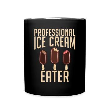 Cadeaux pour amateurs de crème glacée - Mug uni - noir - Devant