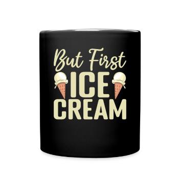 Cadeaux pour amateurs de crème glacée - Mug uni - noir - Devant