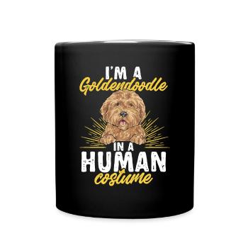Goldendoodle Doodle Chien - Mug uni - noir - Devant