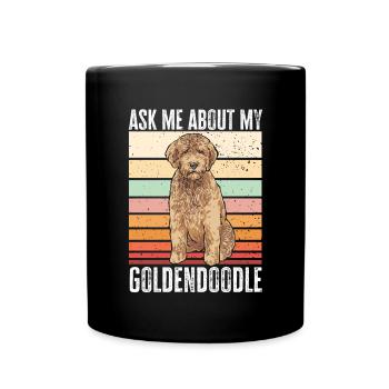 Goldendoodle Doodle Chien - Mug uni - noir - Devant