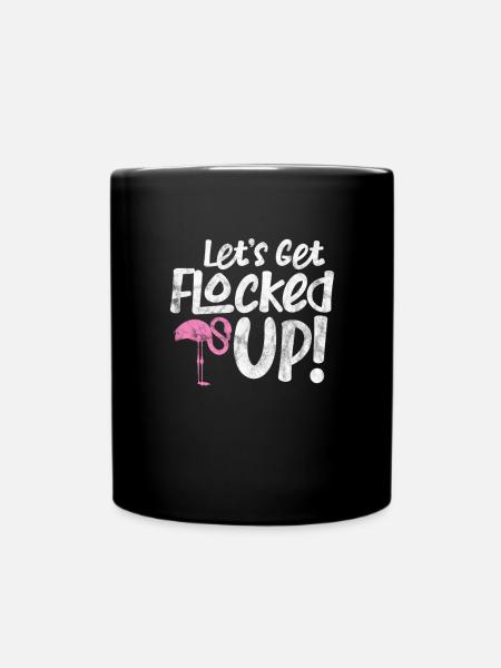 Flamingo - Tasse einfarbig - Schwarz