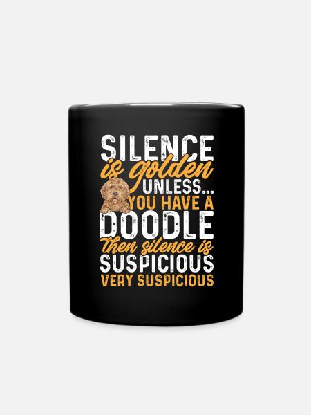 Goldendoodle Doodle Chien - Mug uni - noir