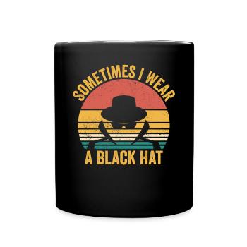 Cybersecurity Computer Security Cybersecurity - Full Colour Mug - black - Front