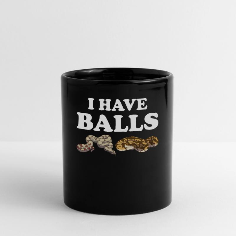 Drôle de boule Python Serpent Mug uni
