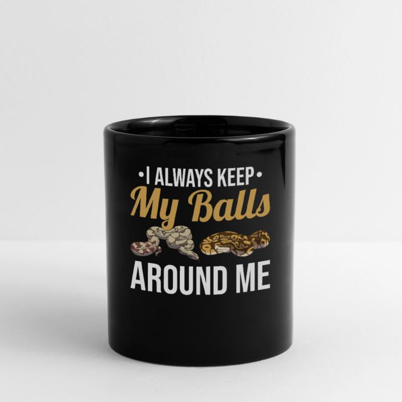 Drôle de boule Python Serpent Mug uni
