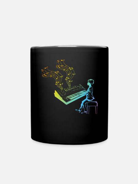 Pianist Piano Keyboard Player Piano Music Piano Pl - Tasse einfarbig - Schwarz