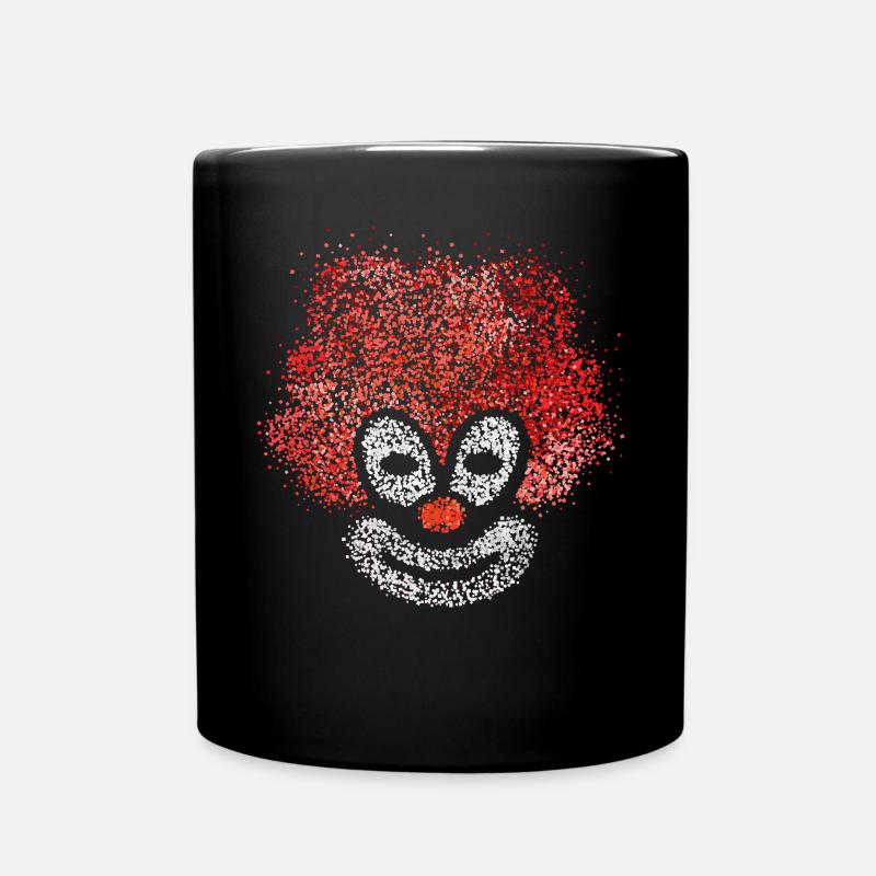 Ersatzkostüm Clown Jeck Kölner Karneval Jecken - Tasse einfarbig - Schwarz