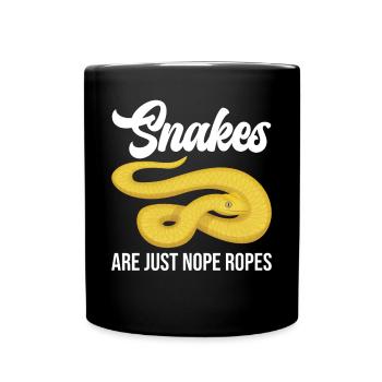 Les drôles de serpents ne sont que des bibelots - Mug uni - noir - Devant