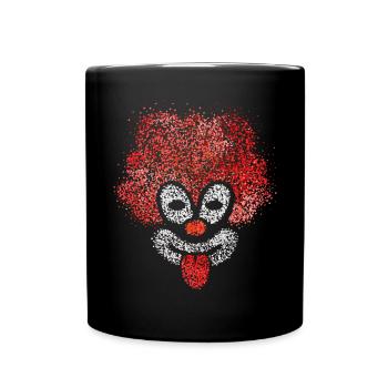 Clown Costume de remplacement Carnaval Carnaval Confettis Jeck - Mug uni - noir - Devant