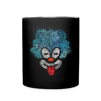Clown Carnival Confetti Viva Colonia Kölle Alaaf - Full Colour Mug - black - Front