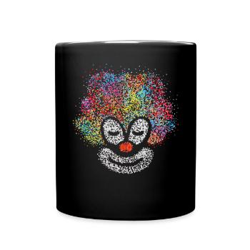 Confetti Clown Carnaval Costume Set Jeck - Mug uni - noir - Devant