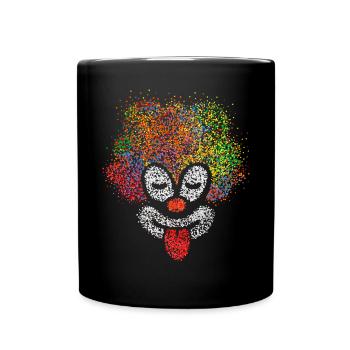 Ensemble de costumes Clown Carnaval de Cologne Jeck Carnaval - Mug uni - noir - Devant