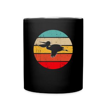 Pelikan Rétro - Mug uni - noir - Devant