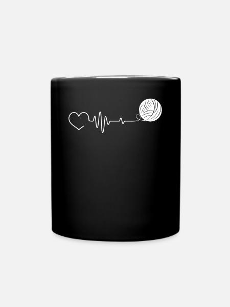 Tricot Tricot Crochet Tricoteur - Mug uni - noir