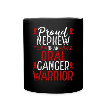 Oral Cancer Awareness Movement for Nephew Ribbon - Tasse einfarbig - Schwarz - Vorne