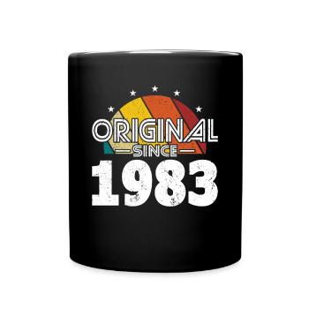 40th birthday born 1983 Original Since 1983 - Full Colour Mug - black - Front