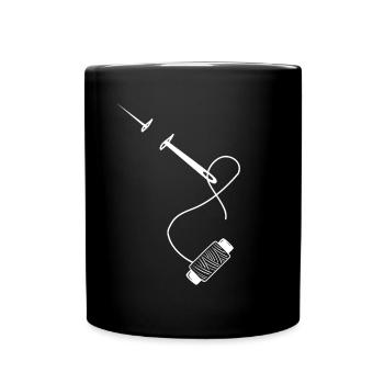 Seamstress Sewing Seamstress - Full Colour Mug - black - Front