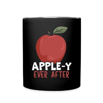 Apple Picking Squad Apple Fruit Lover Apple - Full Colour Mug - black - Front