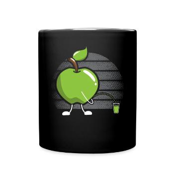 Apple Picking Squad Apple Fruit Lover Apple - Full Colour Mug - black - Front